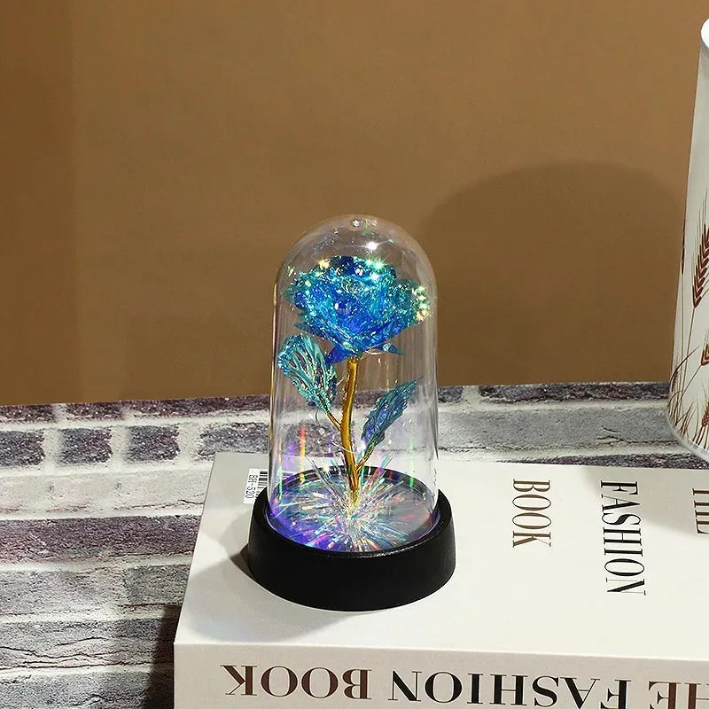 🌹 Eternal LED Rose "Starry Aura" - Give the Gift of Love That Will Never Fade! ✨🎁